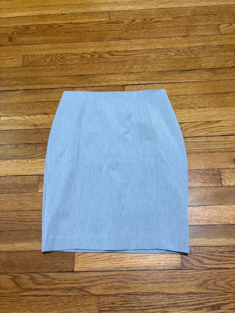 Express Womens Pencil Skirt Sz 8 Gray High Rise Back Zip Stretch Career NWT $59